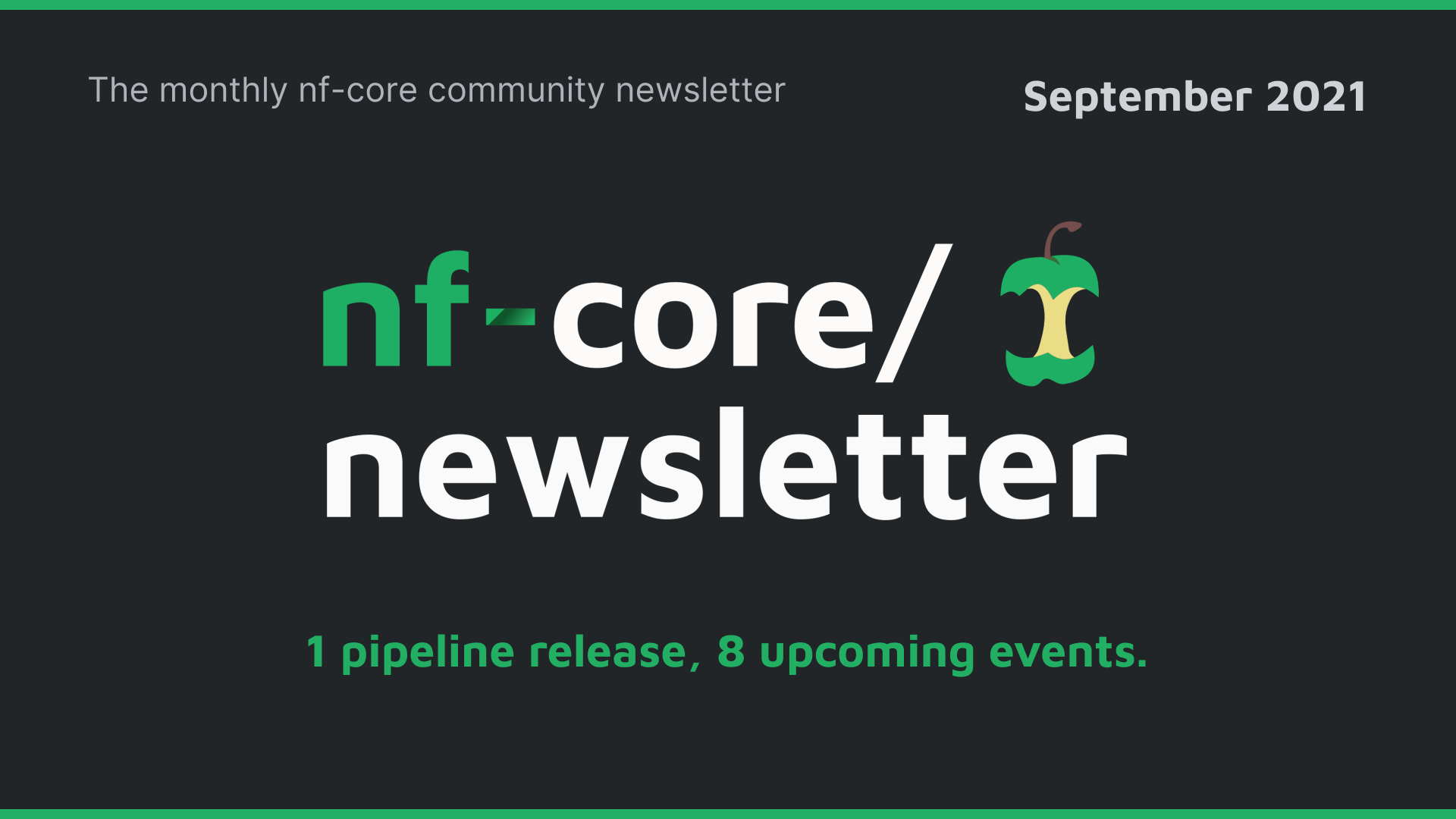 nf-core newsletter — September 2021