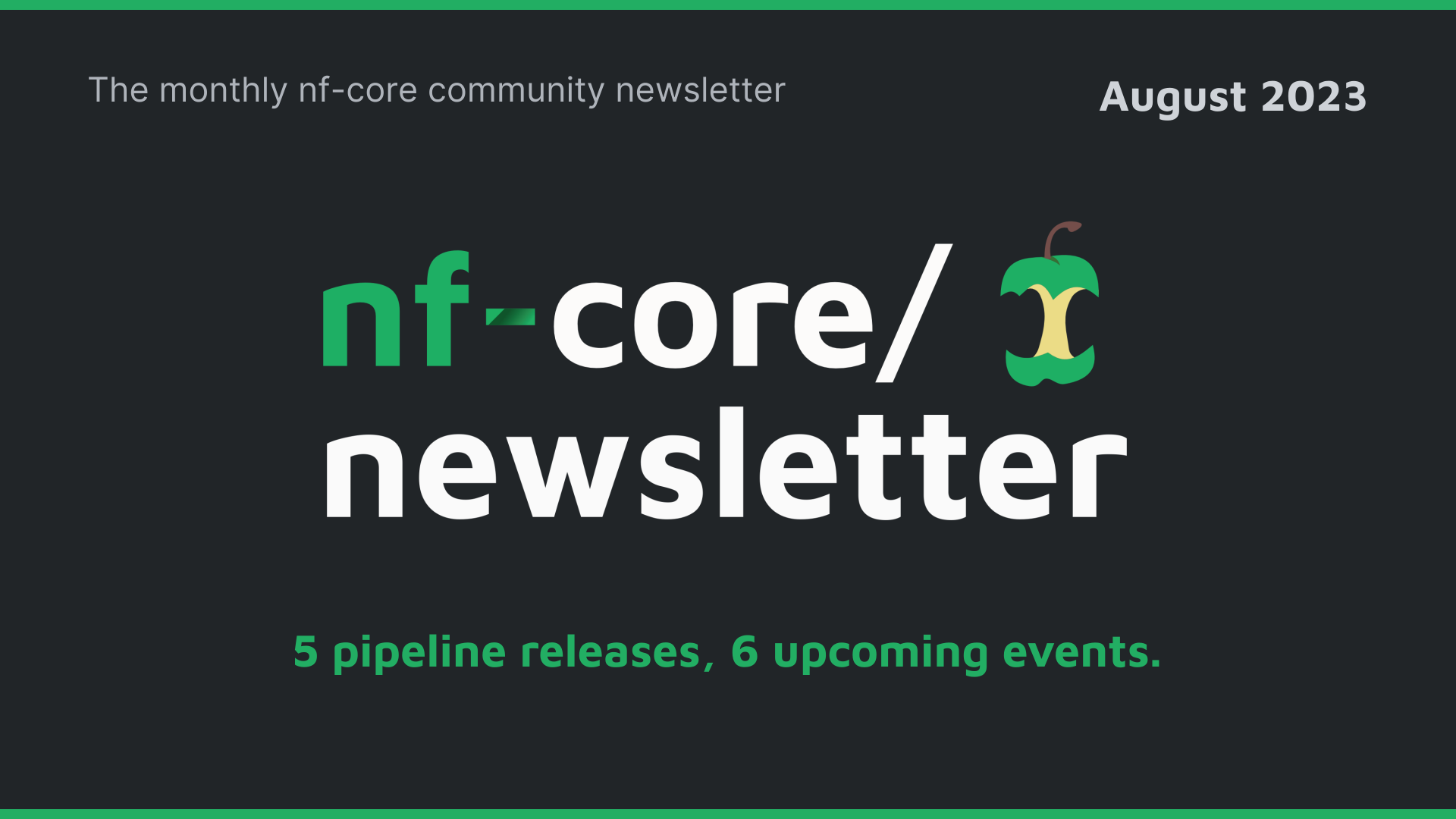 nf-core newsletter — August 2023